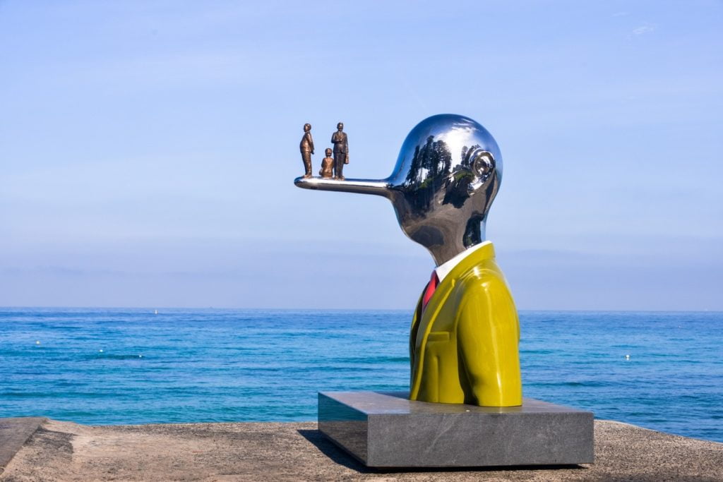 Famous installation at the 2019 Sculptures by the Sea